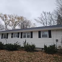 Completed roof replacement on a residential home by Rockstar Roofing in Ohio
